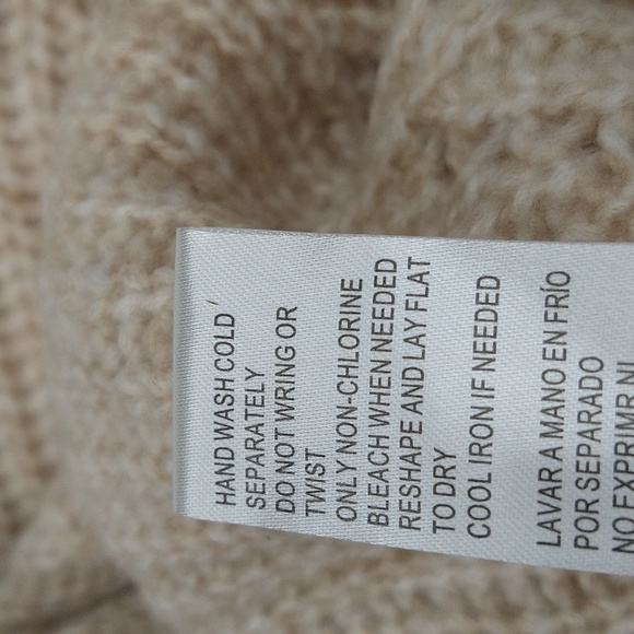 NEW! Democracy Sweater Cozy Knit Cardigan, Oat - Picture 11 of 16